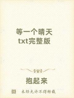 等一個晴天txt完整版